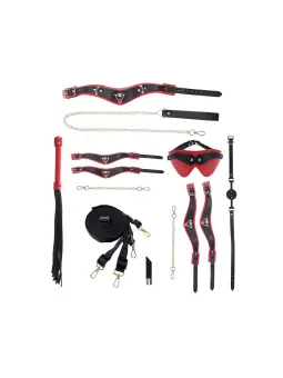 KIT COM BOLSA MILAN COLLECTION PRETO/VERMELHO OUCH!