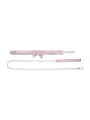 COLEIRA COM TRELA PARIS COLLECTION ROSA OUCH!