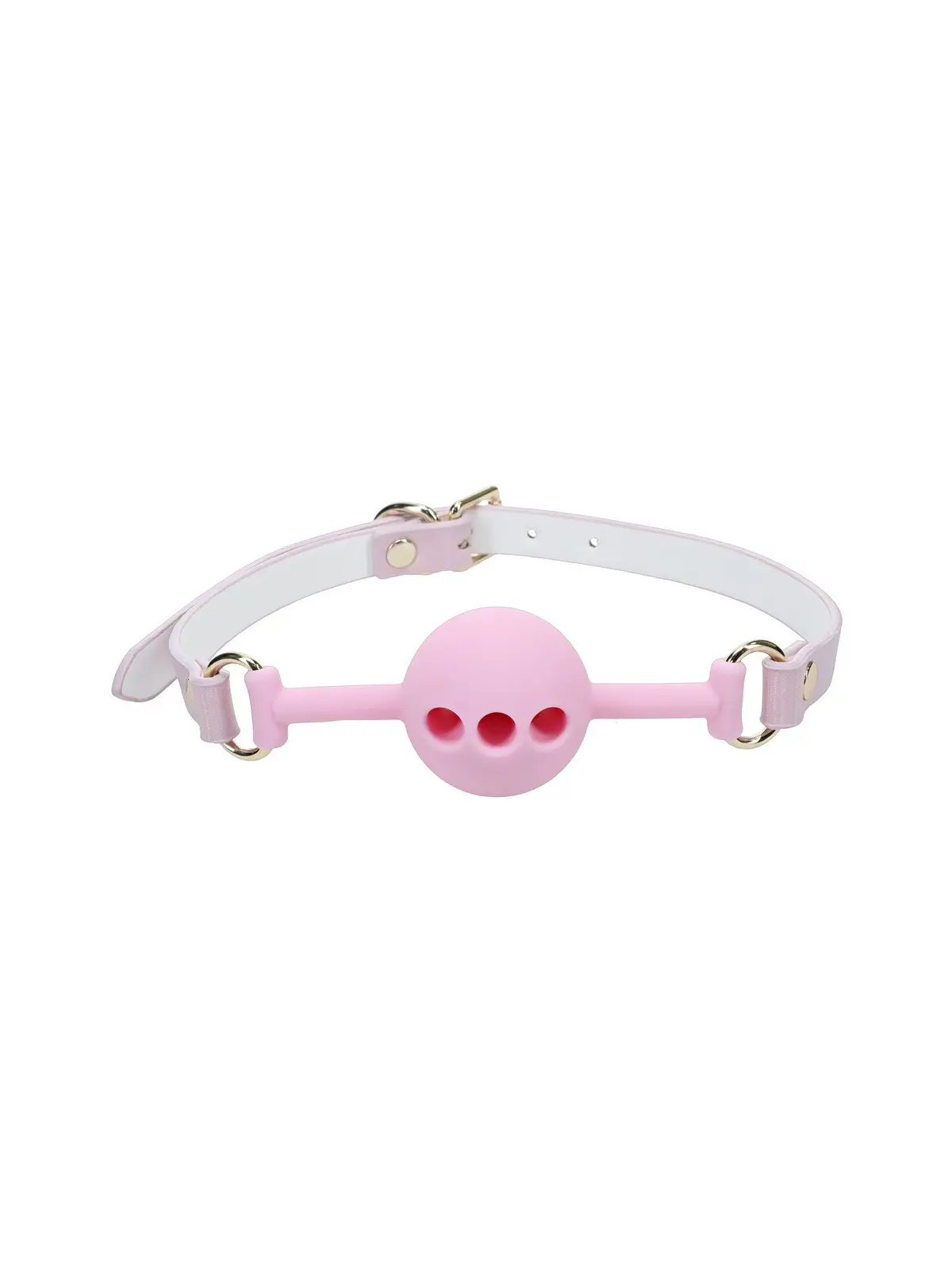 MORDAÇA DE SILICONE RESPIRÁVEL PARIS COLLECTION ROSA OUCH!
