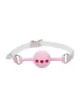 MORDAÇA DE SILICONE RESPIRÁVEL PARIS COLLECTION ROSA OUCH!