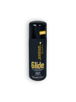 LUBRIFICANTE DE SILICONE HOT™ GLIDE PREMIUM 50ML