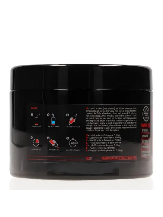 LUBRIFICANTE EM PÓ POWDER LUBE 16.2 OZ 460 GR FIST IT