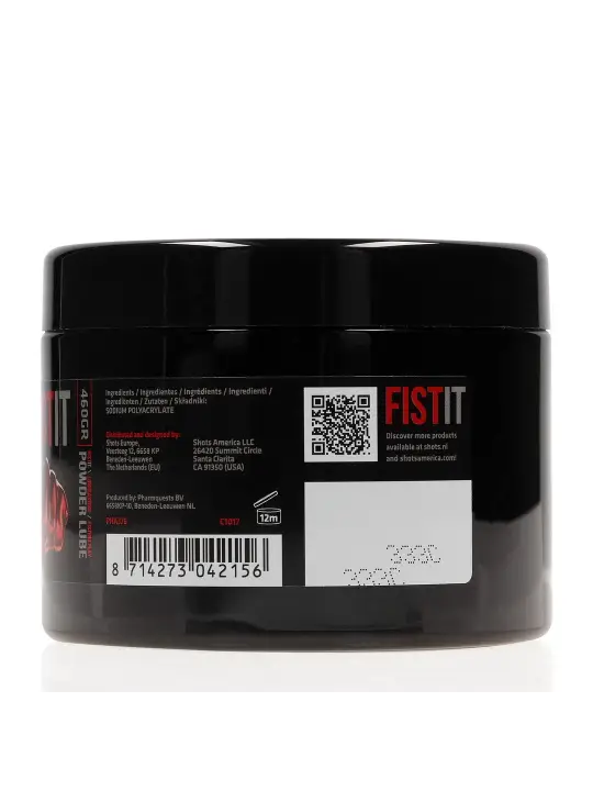 LUBRIFICANTE EM PÓ POWDER LUBE 16.2 OZ 460 GR FIST IT