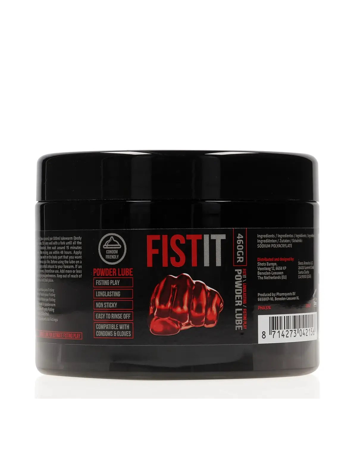 LUBRIFICANTE EM PÓ POWDER LUBE 16.2 OZ 460 GR FIST IT