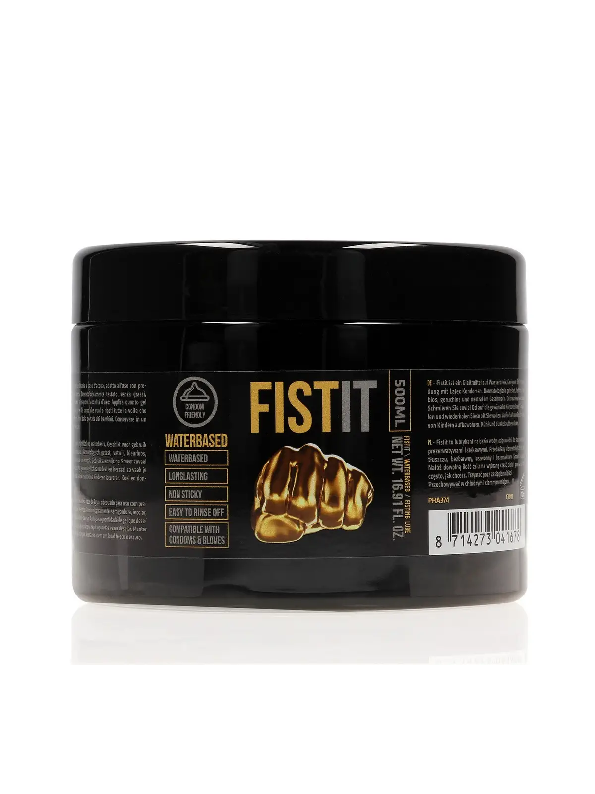 LUBRIFICANTE À BASE DE ÁGUA PARA FISTING 17 FL OZ 500 ML FIST IT 