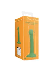 VIBRADOR NON-PHALLIC VIBRATING DILDO PEQUENO FOREST GREEN LOVELINE