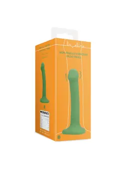 VIBRADOR NON-PHALLIC VIBRATING DILDO PEQUENO FOREST GREEN LOVELINE