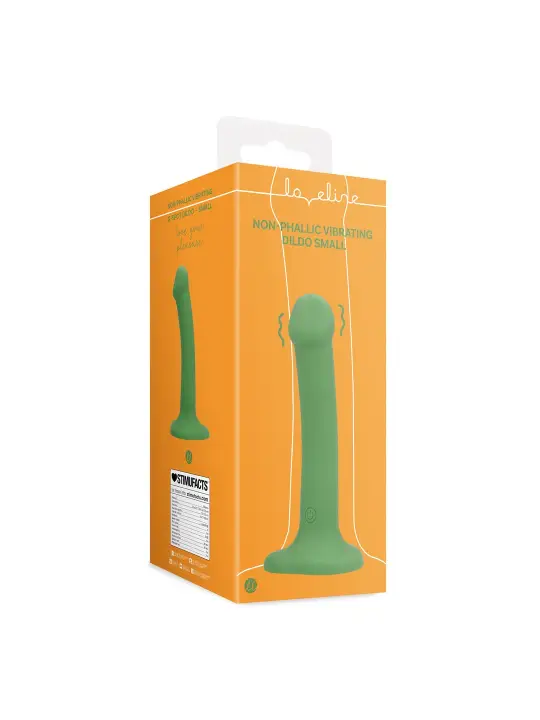 VIBRADOR NON-PHALLIC VIBRATING DILDO PEQUENO FOREST GREEN LOVELINE