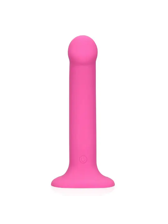 VIBRADOR NON-PHALLIC VIBRATING DILDO MÉDIO POWERFUL PINK LOVELINE
