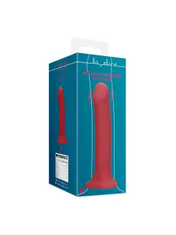 VIBRADOR NON-PHALLIC VIBRATING DILDO GRANDE RASPBERRY RED LOVELINE