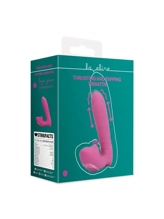 VIBRADOR THRUSTING AND TAPPING ROSA LOVELINE