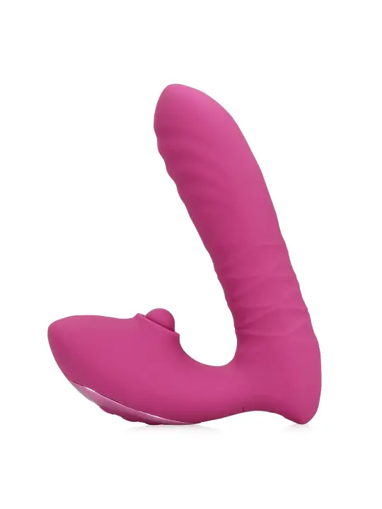 VIBRADOR THRUSTING AND TAPPING ROSA LOVELINE
