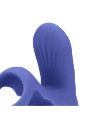 ANEL PARA O PÉNIS COM VIBRAÇÃO E ESTIMULADOR DE CLITÓRIS AZUL LOVELINE