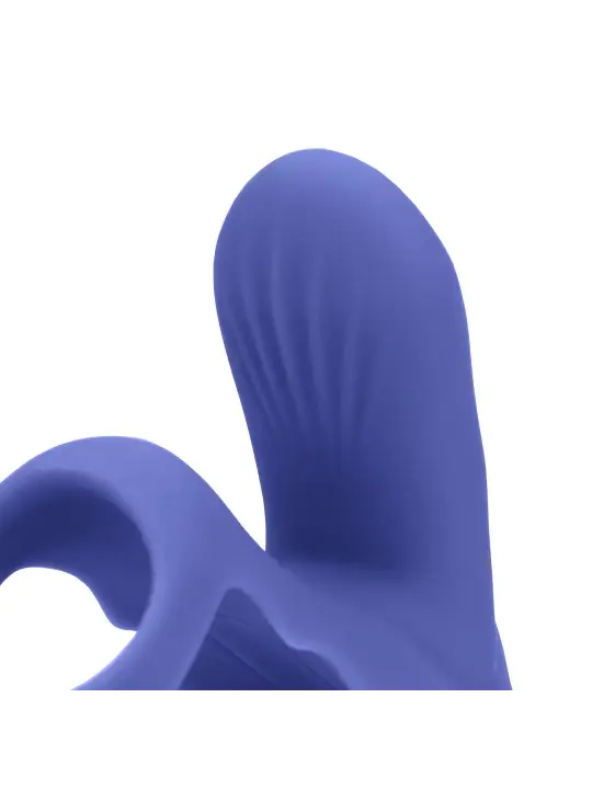 ANEL PARA O PÉNIS COM VIBRAÇÃO E ESTIMULADOR DE CLITÓRIS AZUL LOVELINE