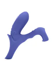 ANEL PARA O PÉNIS COM VIBRAÇÃO E ESTIMULADOR DE CLITÓRIS AZUL LOVELINE