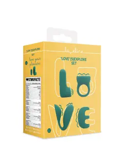 CONJUNTO DE BALA COM 4 ACESSÓRIOS LOVE' (S)EXPLORE VERDE LOVELINE