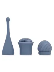 VIBRADOR THE THRILL10 SPEED INTERCHANGEABLE AZUL LOVELINE