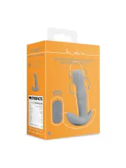 ESTIMULADOR DE PRÓSTATA COM ROTAÇÃO E COMANDO CINZENTO LOVELINE