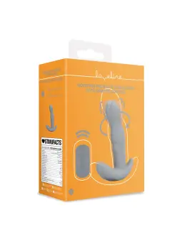 ESTIMULADOR DE PRÓSTATA COM ROTAÇÃO E COMANDO CINZENTO LOVELINE