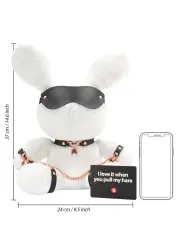 COELHO GRANDE BONDAGE AVELUDADO BRANCO S-LINE