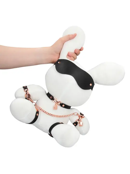 COELHO GRANDE BONDAGE AVELUDADO BRANCO S-LINE
