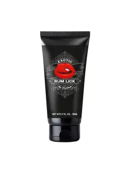 LUBRIFICANTE BEIJÁVEL COM AROMA A RUM SEM ÁLCOOL RUM LICK 1.7 FL OZ 50 ML PHARMQUESTS