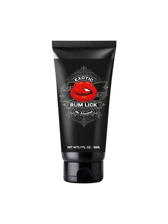 LUBRIFICANTE BEIJÁVEL COM AROMA A RUM SEM ÁLCOOL RUM LICK 1.7 FL OZ 50 ML PHARMQUESTS