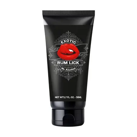 LUBRIFICANTE BEIJÁVEL COM AROMA A RUM SEM ÁLCOOL RUM LICK 1.7 FL OZ 50 ML PHARMQUESTS
