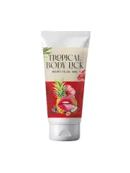 LUBRIFICANTE COM AROMA TROPICAL BODY LICK 1.7 FL OZ 50 ML