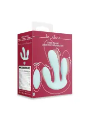 VIBRADOR 3-1 DE SILICONE LIQUIDO BREEZY BLUE LOVELINE