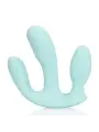 VIBRADOR 3-1 DE SILICONE LIQUIDO BREEZY BLUE LOVELINE