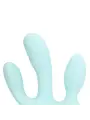 VIBRADOR 3-1 DE SILICONE LIQUIDO BREEZY BLUE LOVELINE