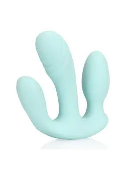 VIBRADOR 3-1 DE SILICONE LIQUIDO BREEZY BLUE LOVELINE
