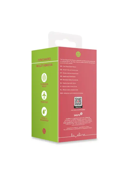 BALA VIBRATÓRIA CÓNICA BLUSHING VERMELHO LOVELINE