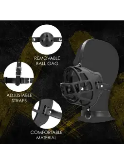 AÇAIME COM MORDAÇA PRETO XTREME OUCH!