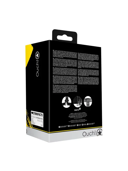 CINTO DE CASTIDADE COM RESTRIÇÕES DE PERNAS XTREME OUCH!