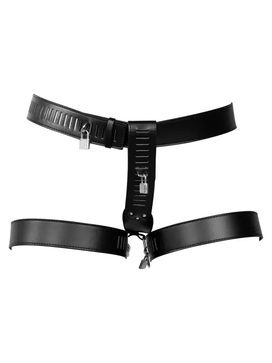 CINTO DE CASTIDADE COM RESTRIÇÕES DE PERNAS XTREME OUCH!
