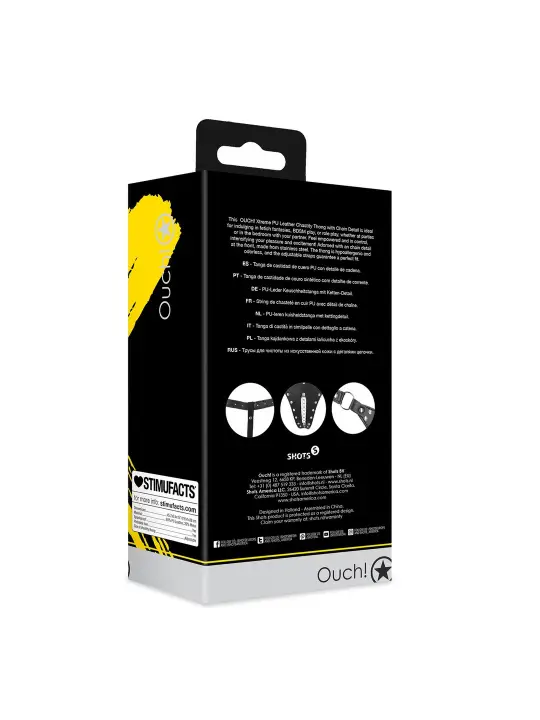 CINTO DE CASTIDADE TANGA XTREME OUCH!