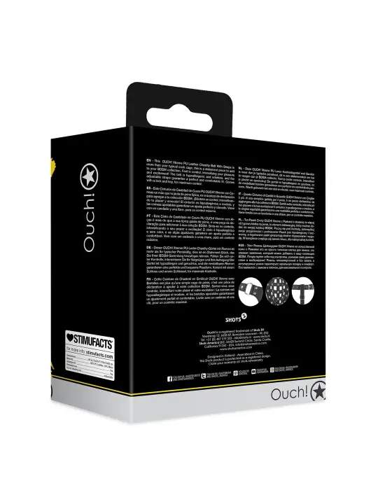CINTO DE CASTIDADE JOCK XTREME OUCH!