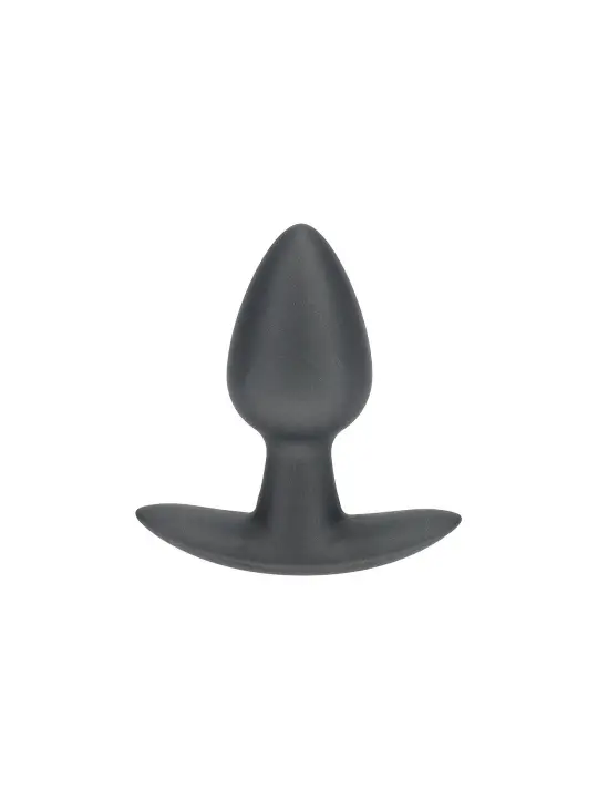 PLUG ANAL SMOOTH SILICONE SMALL 2.6 /6,5 CM GUN METAL OUCH!