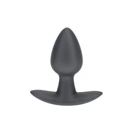 PLUG ANAL SMOOTH SILICONE SMALL 2.6 /6,5 CM GUN METAL OUCH!