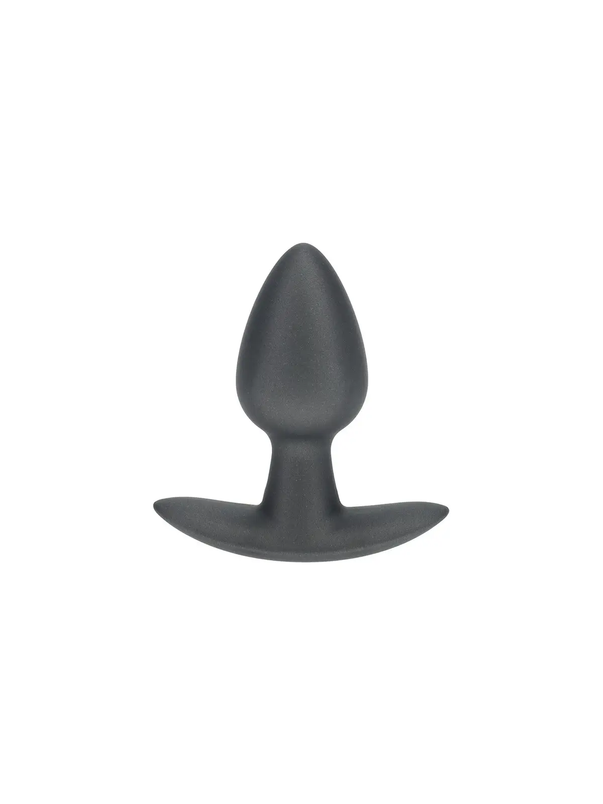PLUG ANAL SMOOTH SILICONE SMALL 2.6 /6,5 CM GUN METAL OUCH!