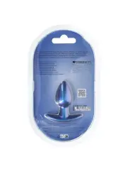 PLUG ANAL SMOOTH SILICONE SMALL 2.6 /6,5 CM METALLIC BLUE OUCH!