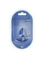 PLUG ANAL SMOOTH SILICONE SMALL 2.6 /6,5 CM METALLIC BLUE OUCH!