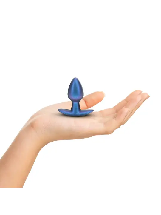 PLUG ANAL SMOOTH SILICONE SMALL 2.6 /6,5 CM METALLIC BLUE OUCH!