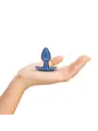 PLUG ANAL SMOOTH SILICONE SMALL 2.6 /6,5 CM METALLIC BLUE OUCH!
