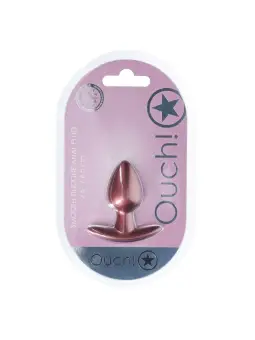 PLUG ANAL SMOOTH SILICONE SMALL 2.6 /6,5 CM ROSE GOLD OUCH!