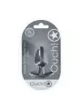 PLUG ANAL SMOOTH SILICONE MEDIUM 3,1 /7,9 CM GUN METAL OUCH!