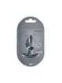 PLUG ANAL SMOOTH SILICONE MEDIUM 3,1 /7,9 CM GUN METAL OUCH!