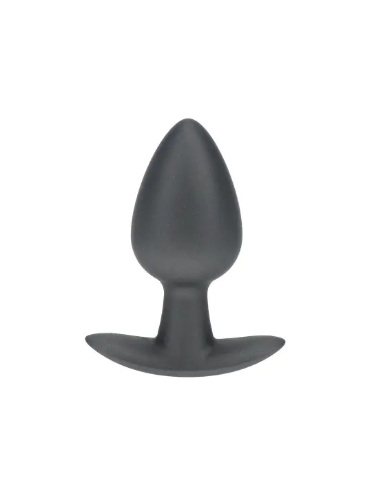 PLUG ANAL SMOOTH SILICONE MEDIUM 3,1 /7,9 CM GUN METAL OUCH!